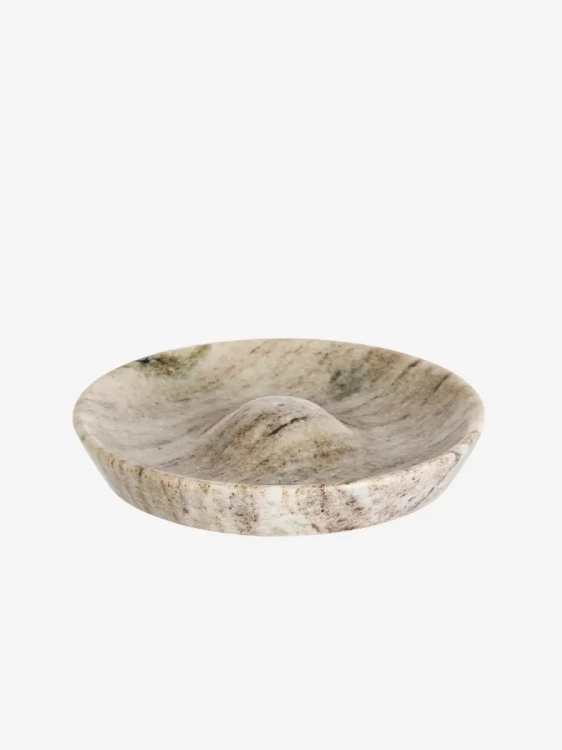 Okrągła marmurowa  podstawka na kadzidełka Madam Stoltz.webp