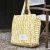Torba typu tote z monogramem RM w kolorze żółtym Riviera Maison_2.jpg